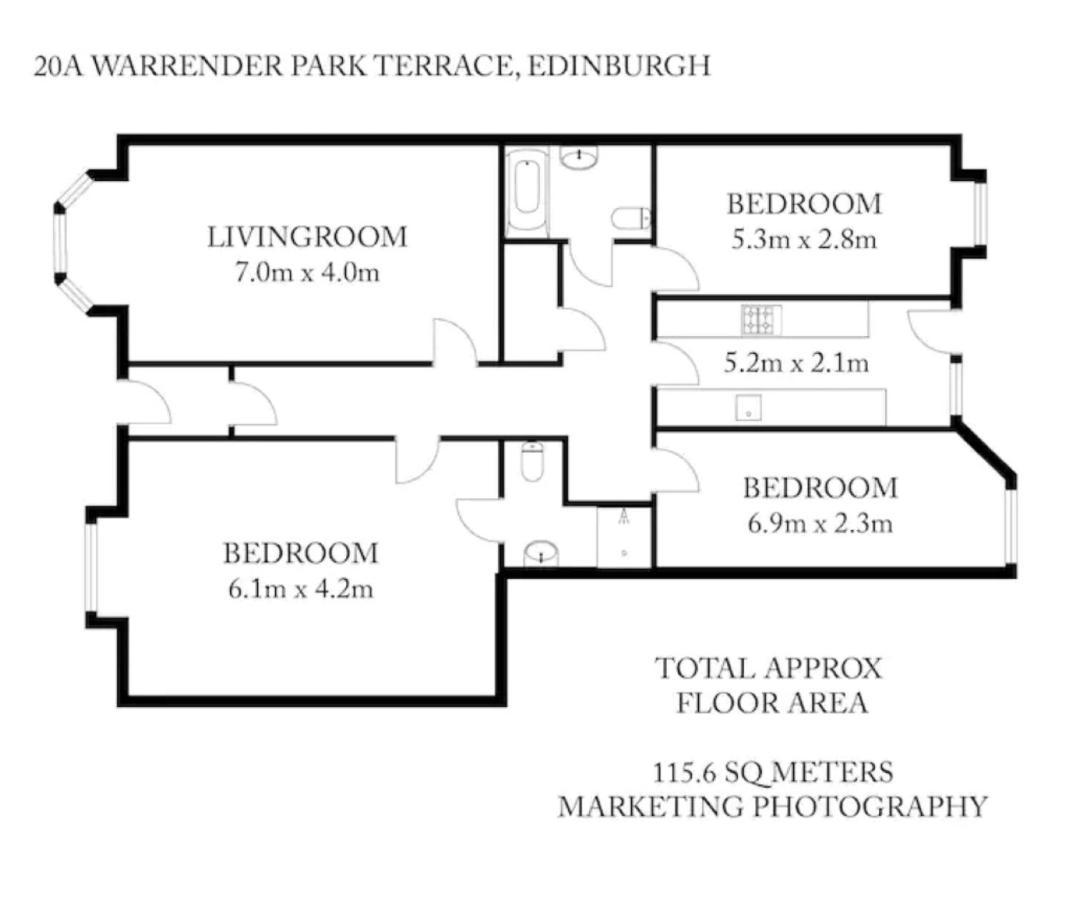 Special Basement Apartment Close To The Meadows Edinburgh Exterior photo